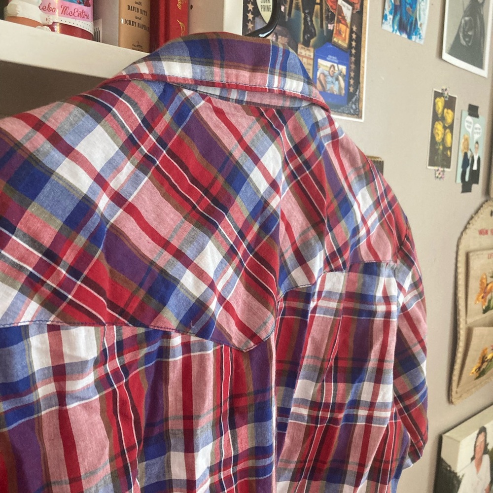 Vintage Short Sleeve Wrangler Pearl Snap - Picture 11 of 16
